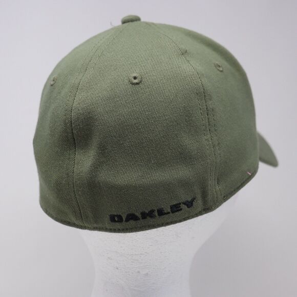 Oakley Tincan Cap S/M Worn Olive w/Graphic Camo Curved Brim Wicking Sweatband - Picture 3 of 5